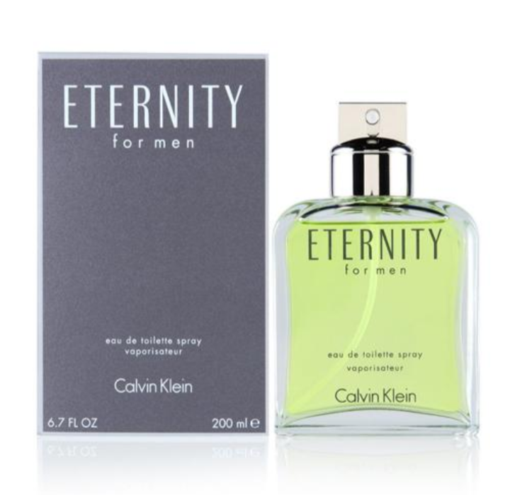 ETERNITY 6.7 FL.OZ. EDT SPRAY FOR MEN.