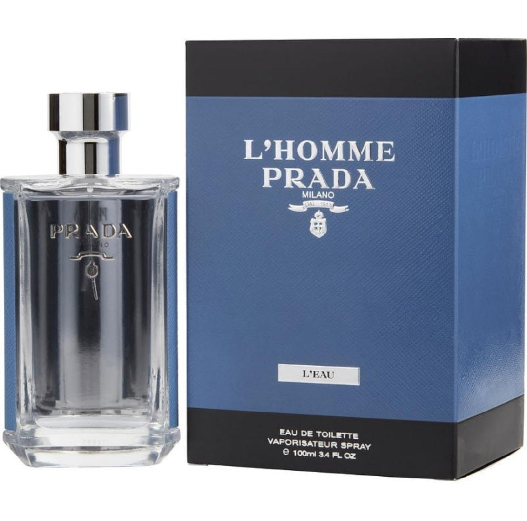 L'Homme Prada L'EAU 3.4oz EDT FOR MEN.