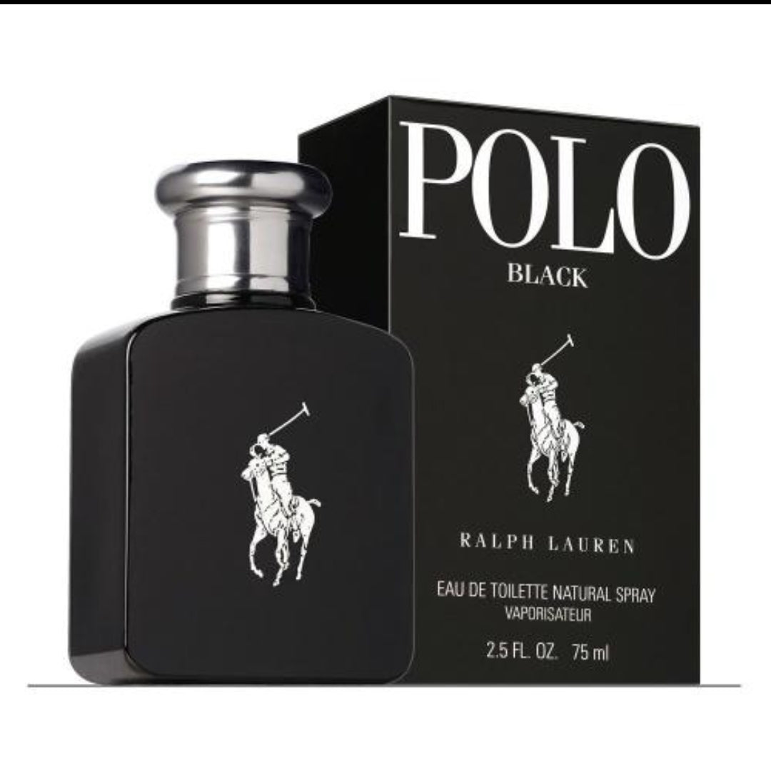 POLO BLACK 2.5 FL.OZ. EDT SPRAY FOR MEN.