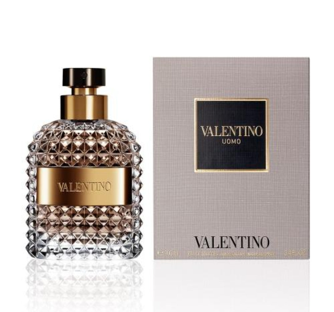 VALENTINO UOMO 3.4 FL. OZ. EDT SPRAY FOR MEN.