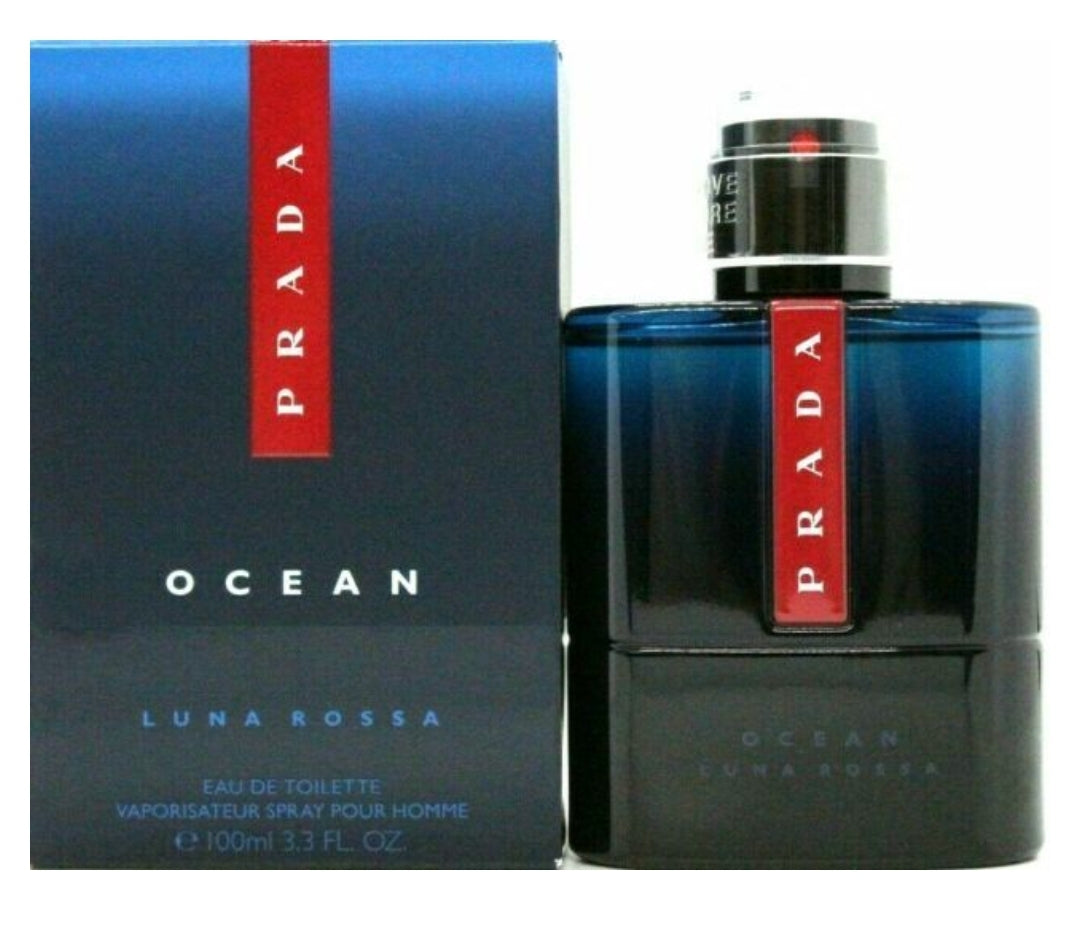PRADA LUNA ROSSA OCEAN 3.4 FL.OZ. EDP SPRAY FOR MEN.