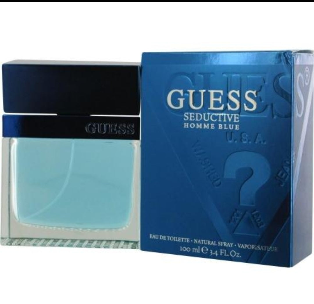 GUESS SEDUCTIVE HOMME BLUE 3.4 FL.OZ. EDT SPRAY FOR MEN.
