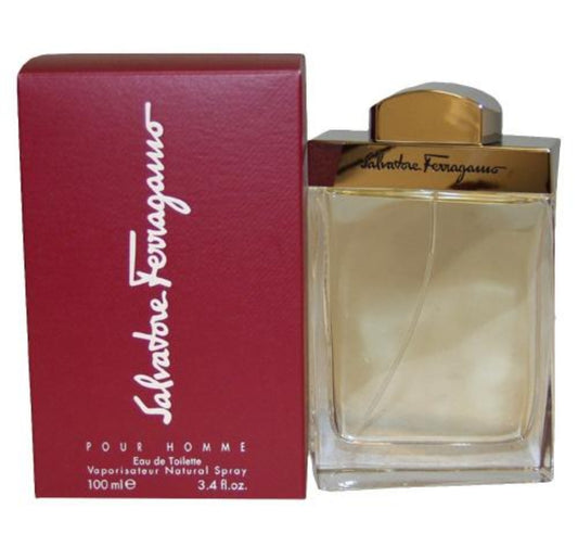 SALVATORE FERRAGAMO 3.4 FL.OZ. EDT SPRAY FOR MEN.