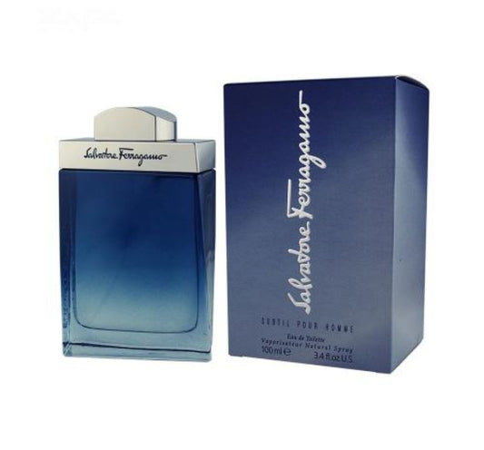 SUBTIL BY SALVATORE FERRAGAMO 3.4 FL.OZ. EDT SPRAY FOR MEN.