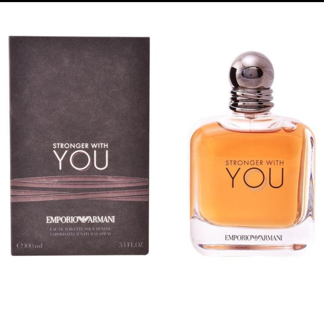 Stronger With YOU ONLY 3.4 FL.OZ. EDT SPRAY FOR MEN.