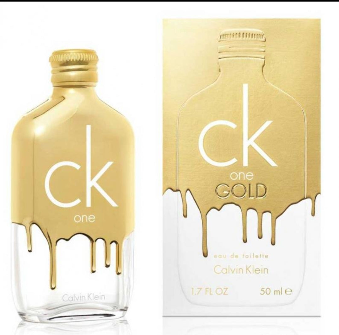 CK ONE GOLD 3.4 FL.OZ. EDT SPRAY FOR MEN.