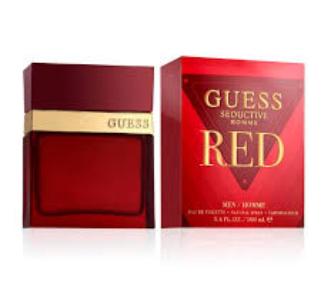 GUESS SEDUCTIVE RED 3.4 FL.OZ. EDT SPRAY FOR MEN.